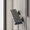 Smart Digital Thermostatic Shower System with Integrated Shelf