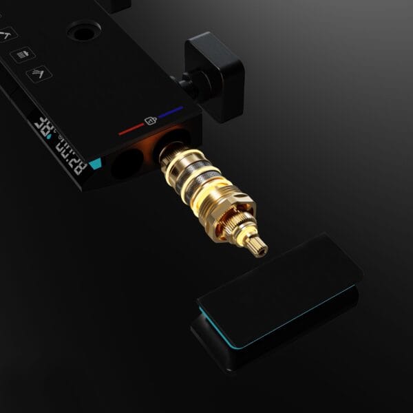 Smart Digital Thermostatic Shower System with Integrated Shelf