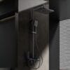 Zenith Smart Digital LED Thermostatic Shower System with Waterfall Spout