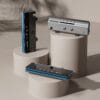 Luxury Digital Thermostatic Shower System with Integrated Shelf & LED