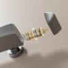 Luxurious Multi-Function Digital LED Shower System with Integrated Shelf