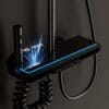 Luxurious Digital Thermostatic Shower System with Integrated Shelf