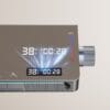Luxury Digital Thermostatic Shower System with LED, Waterfall Spout & Integrated Shelf