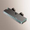 Premium Digital Thermostatic LED Shower System with Integrated Shelf
