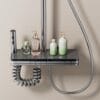 Premium LED Digital Thermostatic Shower System with Multi-Function Sprays