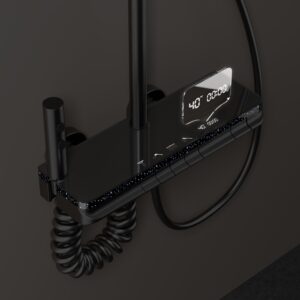 Wholesale LED Digital Thermostatic Shower System – Multi-Function Spray product image for B2B shower system sourcing