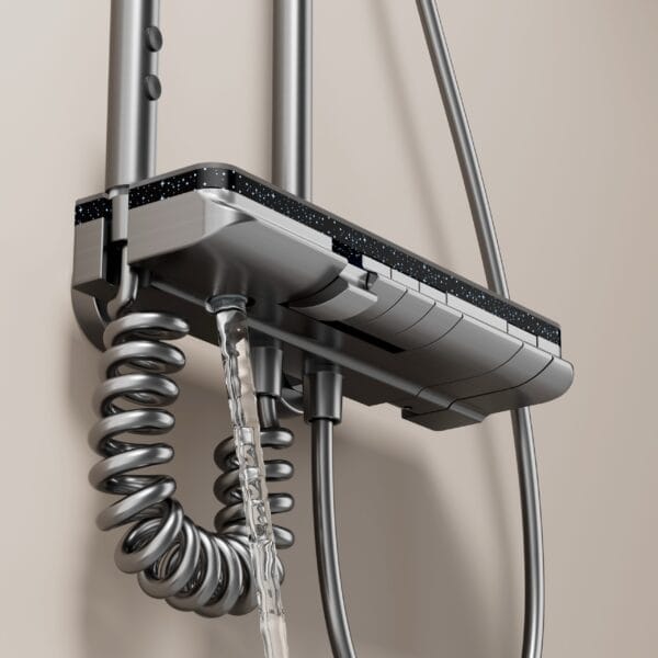 Premium LED Digital Thermostatic Shower System with Multi-Function Sprays