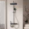 Premium LED Digital Thermostatic Shower System with Multi-Function Sprays
