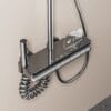 Premium Digital Display Thermostatic Shower System with LED & Integrated Shelf