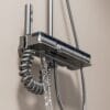 Premium Digital Display Thermostatic Shower System with LED & Integrated Shelf
