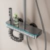 Premium Digital LED Shower System with Rainfall & Handheld – Gun Gray