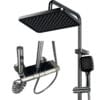 Luxury Multi-Function Digital LED Shower System with Integrated Shelf