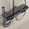Premium Gun Gray Smart Digital LED Shower System