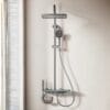 Premium Gun Gray Smart Digital LED Shower System