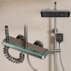 Gun Gray Digital Thermostatic Multi-Function Shower System
