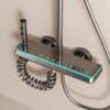 Gun Gray Digital Thermostatic Multi-Function Shower System