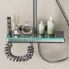 Gun Gray Digital Thermostatic Multi-Function Shower System