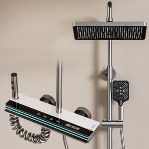 Luxe Smart Digital LED Shower System with Rainfall & Waterfall