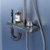 Luxury Digital Thermostatic Shower System with LED & Rainfall Head