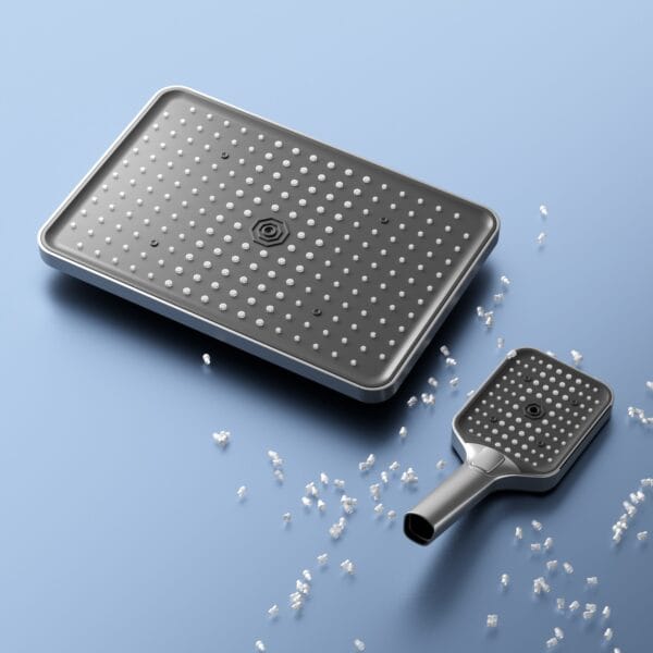 Luxury Digital Thermostatic Shower System with LED & Rainfall Head