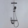 Luxury Gun Grey Digital Thermostatic Shower System with LED Display