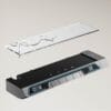 Gun Grey Thermostatic Digital Shower System with LED Display