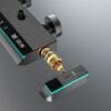 Premium Gun Grey Digital Thermostatic Shower System with LED & Waterfall