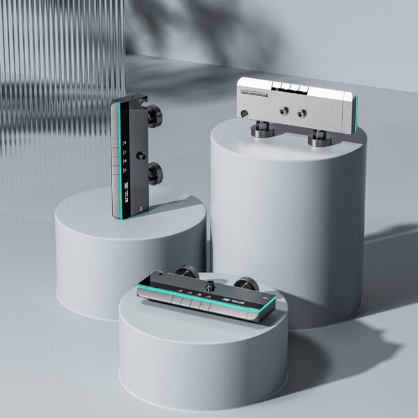 Premium Gun Grey Digital Thermostatic Shower System with LED & Waterfall