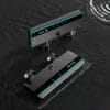 Premium Gun Grey Digital Thermostatic Shower System with LED & Waterfall