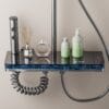 Luxury Digital LED Shower System with Integrated Shelf