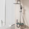 Gun Grey Smart Digital Rainfall Shower System