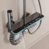 Gun Grey Smart Digital Rainfall Shower System