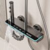 Gun Grey Smart Digital Rainfall Shower System