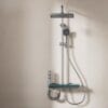 Luxury Gun Grey Smart Digital Shower System with Thermostatic Mixer