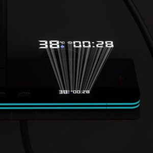Luxury Gun Grey Smart Digital Shower System with Thermostatic Mixer product image for B2B shower system sourcing