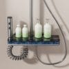 Premium Gun Grey Digital LED Shower System with Waterfall & Rainfall