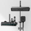 Zenith Gun Grey Smart Digital Rainfall & Handheld Shower System