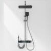 Zenith Gun Grey Smart Digital Rainfall & Handheld Shower System