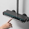 Zenith Gun Grey Smart Digital Rainfall & Handheld Shower System