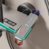 Modern Smart Digital Shower System with Waterfall Spout - Gun Grey