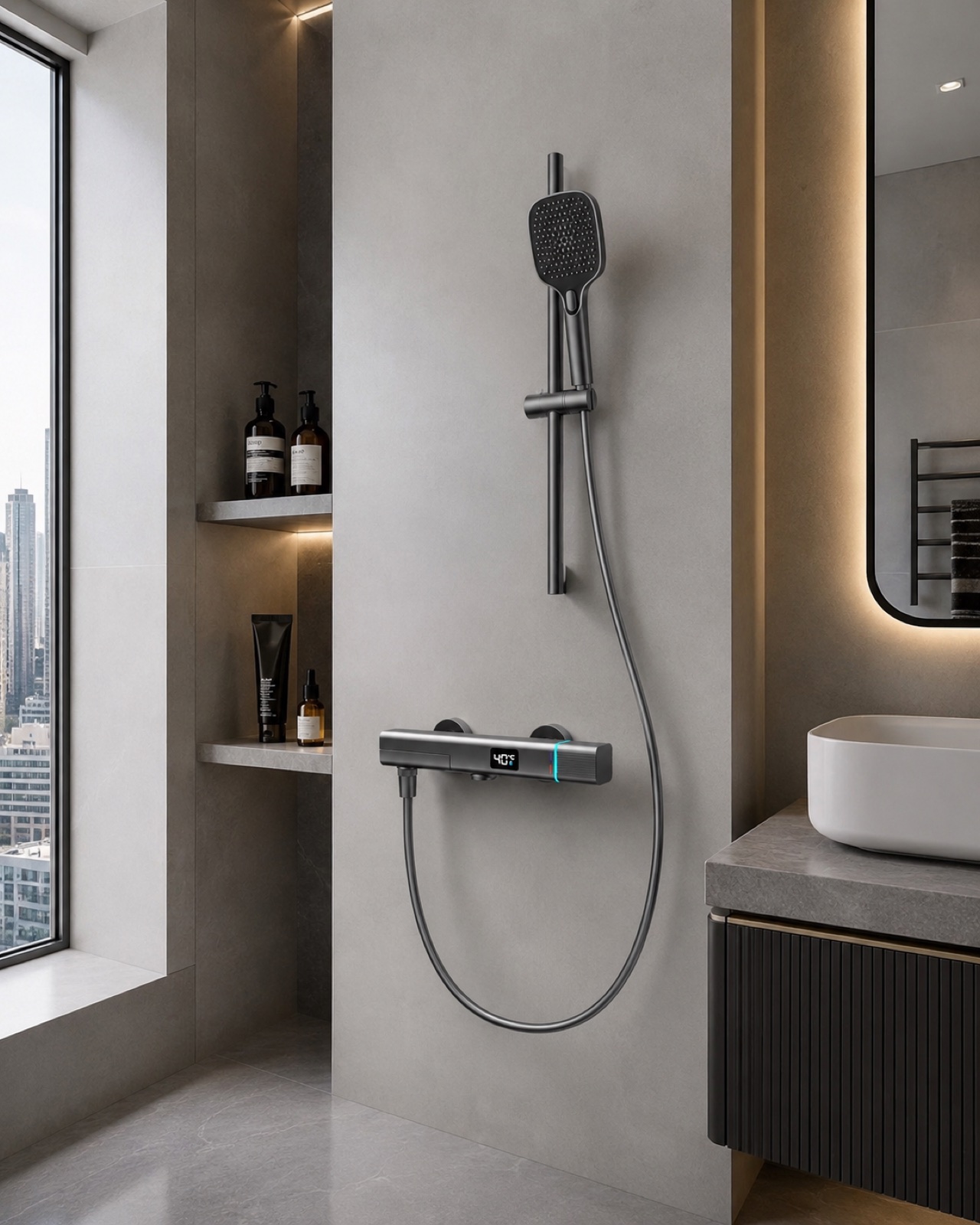 Project-ready exposed shower set options